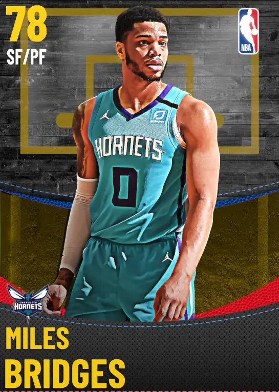 (GOLD) Miles Bridges (78 OVR)