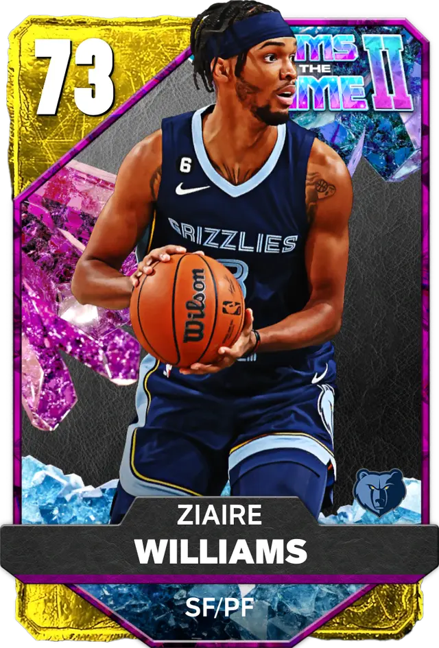 (GOLD) Ziaire Williams (73 OVR)