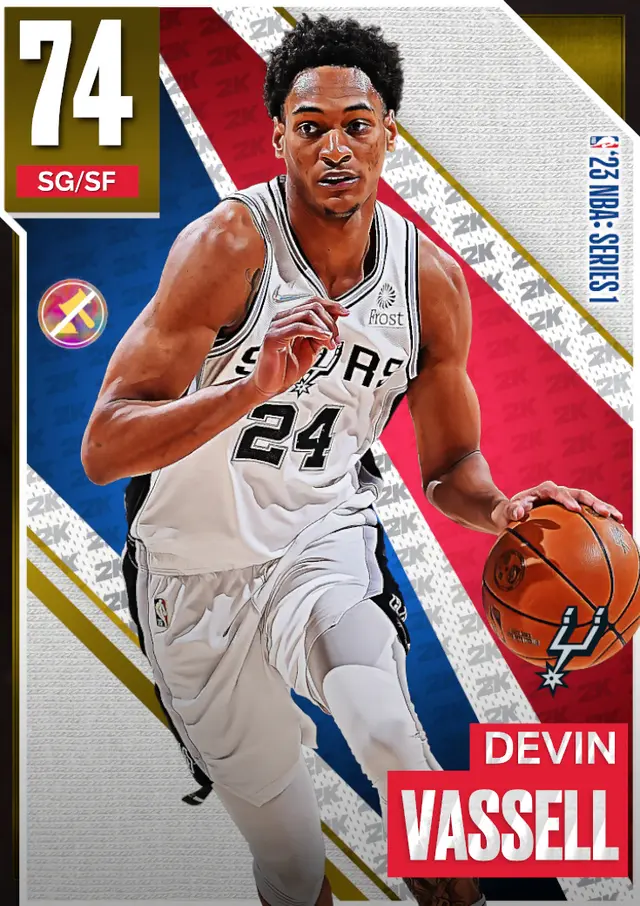 (GOLD) Devin Vassell (74 OVR)