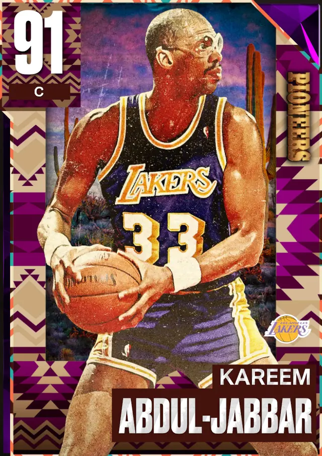 (AMETHYST) Kareem Abdul-Jabbar (91 OVR)