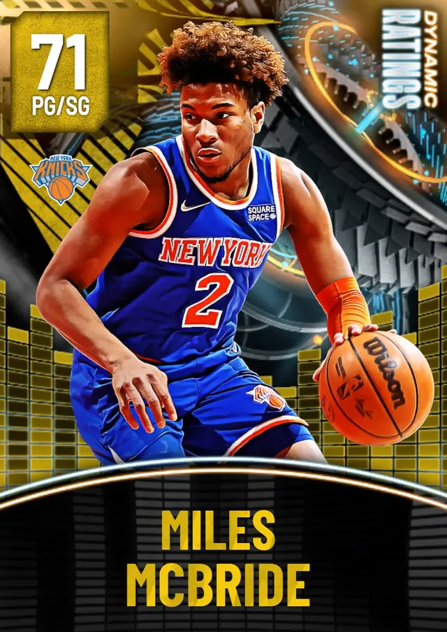 (GOLD) Miles McBride (71 OVR)
