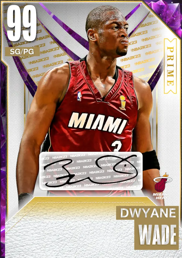 Dwyane Wade Flawless auto NBA 残り少なく 01/25