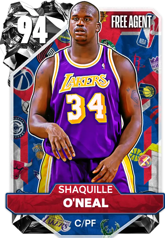 (FREEAGENT) Shaquille O'Neal (94 OVR)