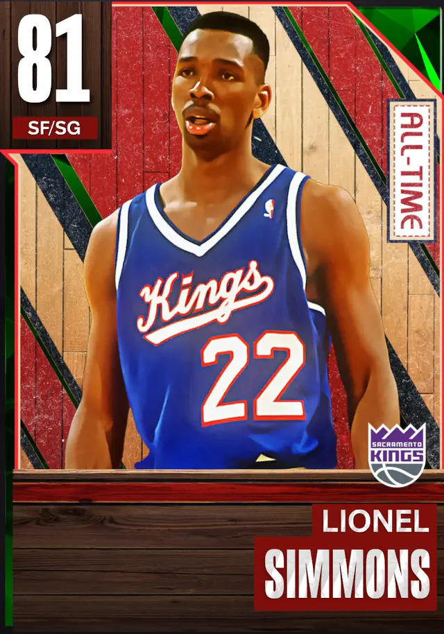(EMERALD) Lionel Simmons (81 OVR)