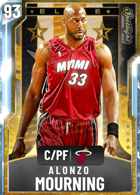 (DIAMOND) Alonzo Mourning (93 OVR)