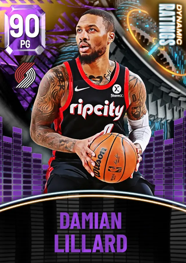 (AMETHYST) Damian Lillard (90 OVR)