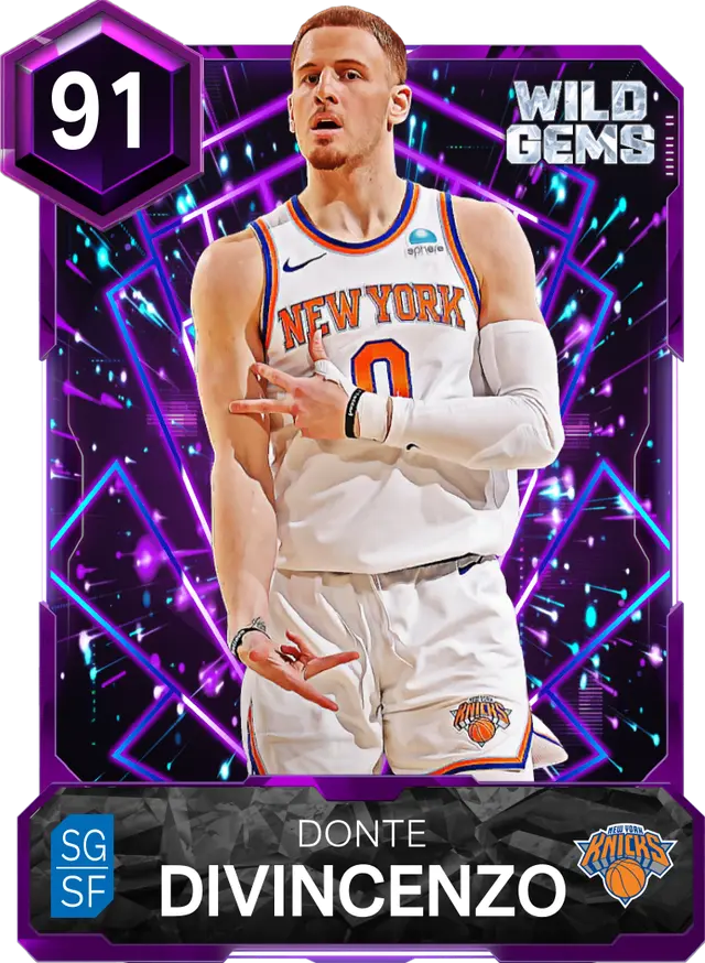 (AMETHYST) Donte DiVincenzo (91 OVR)