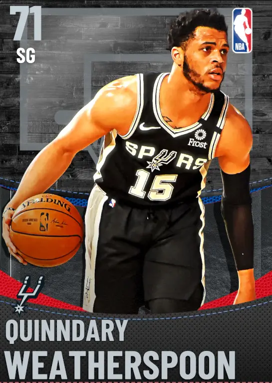 (SILVER) Quinndary Weatherspoon (71 OVR)