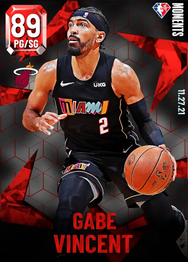 (RUBY) Gabe Vincent (89 OVR)