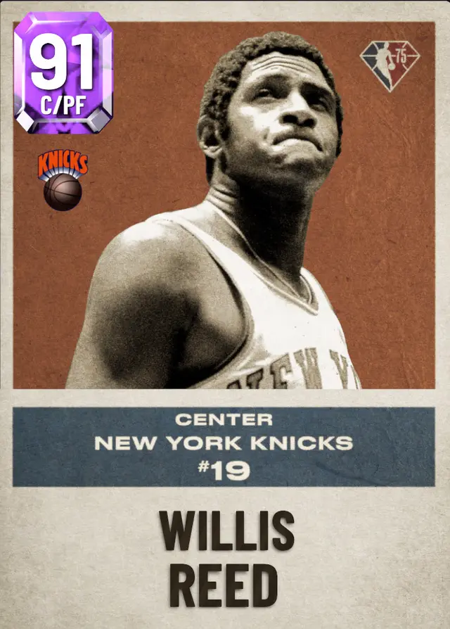 (AMETHYST) Willis Reed (91 OVR)