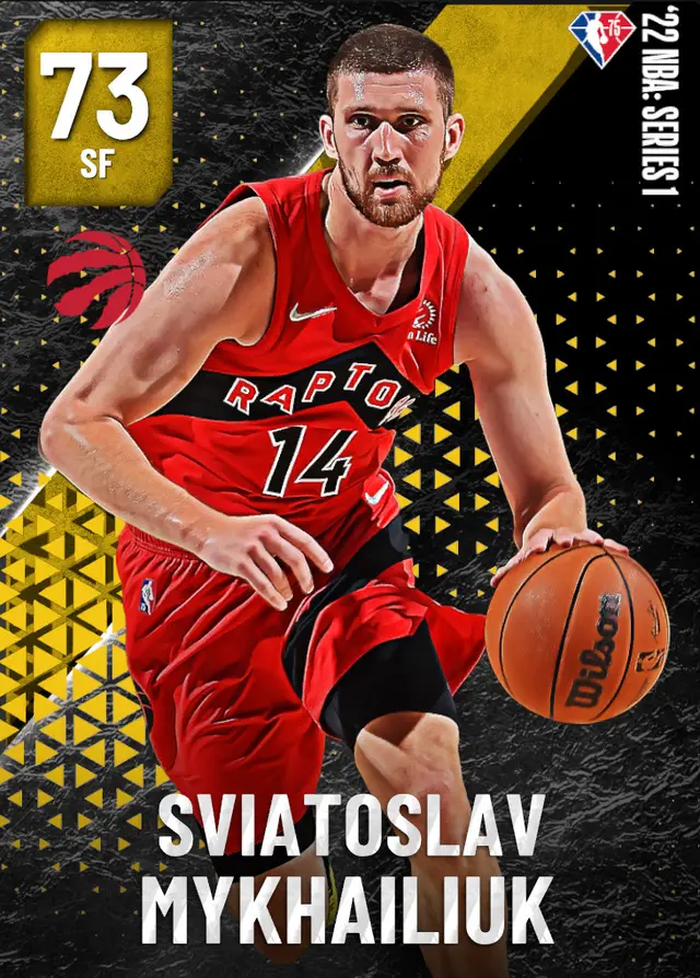 (GOLD) Sviatoslav Mykhailiuk (73 OVR)