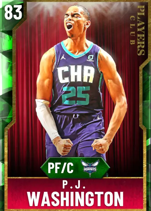 (EMERALD) P.J. Washington (83 OVR)
