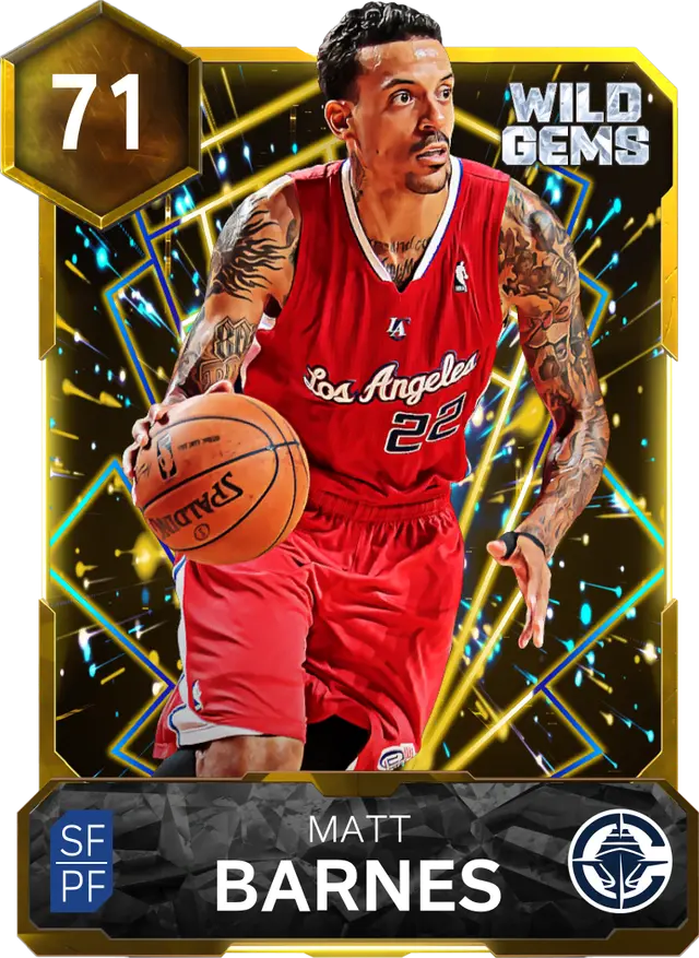 71 Matt Barnes | Gold Wild Gems