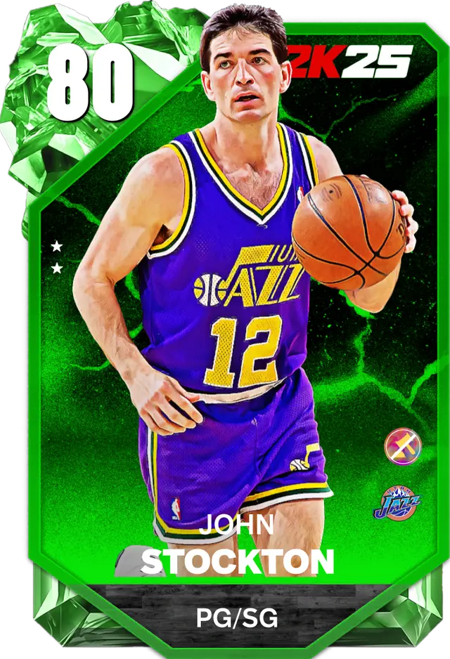 (EMERALD) John Stockton (80 OVR)