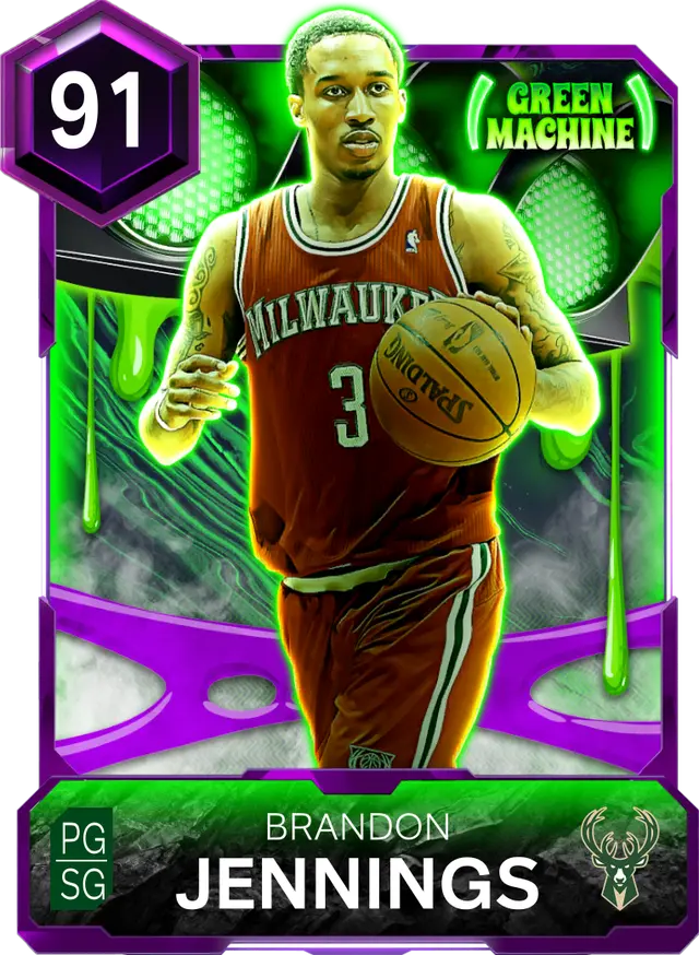 (AMETHYST) Brandon Jennings (91 OVR)