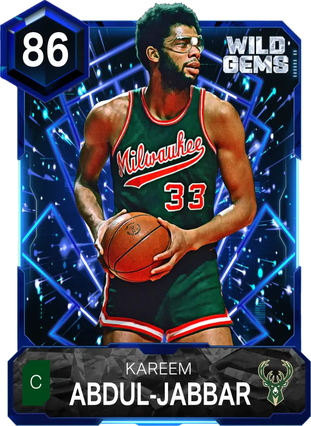 (SAPPHIRE) Kareem Abdul-Jabbar (86 OVR)
