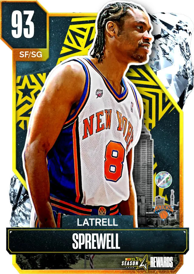 (DIAMOND) Latrell Sprewell (93 OVR)