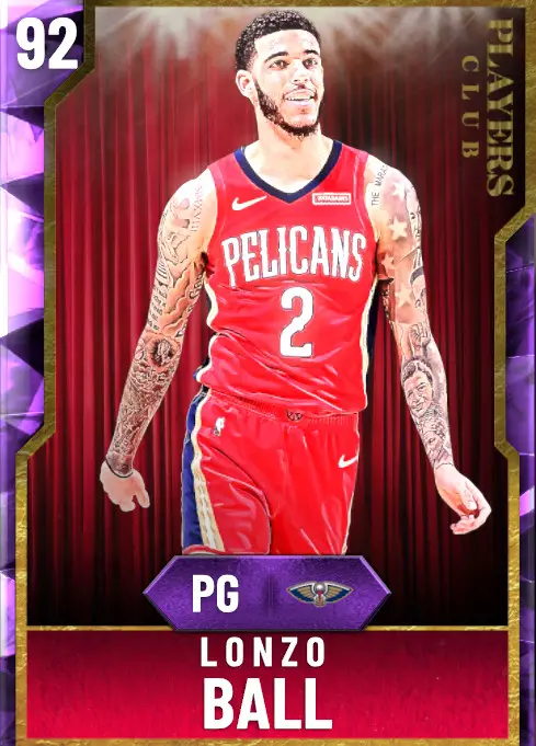 (AMETHYST) Lonzo Ball (92 OVR)