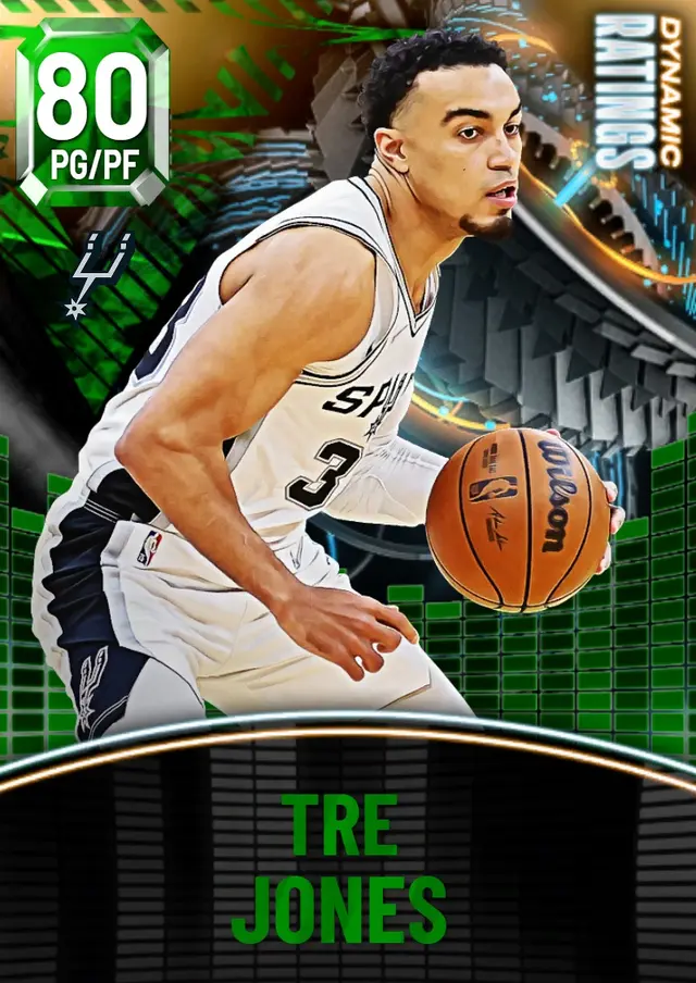(EMERALD) Tre Jones (80 OVR)