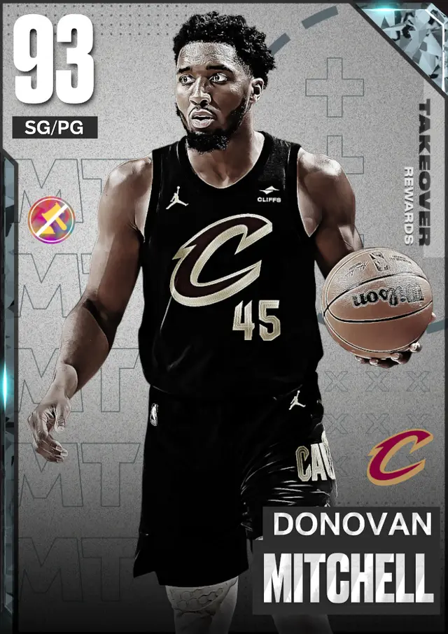 (DIAMOND) Donovan Mitchell (93 OVR)