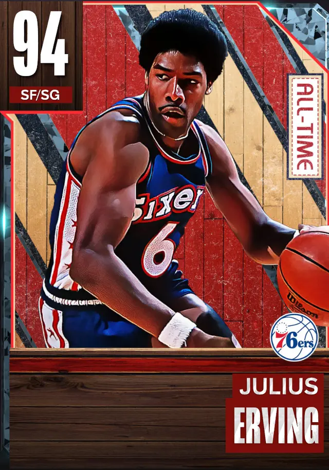 (DIAMOND) Julius Erving (94 OVR)