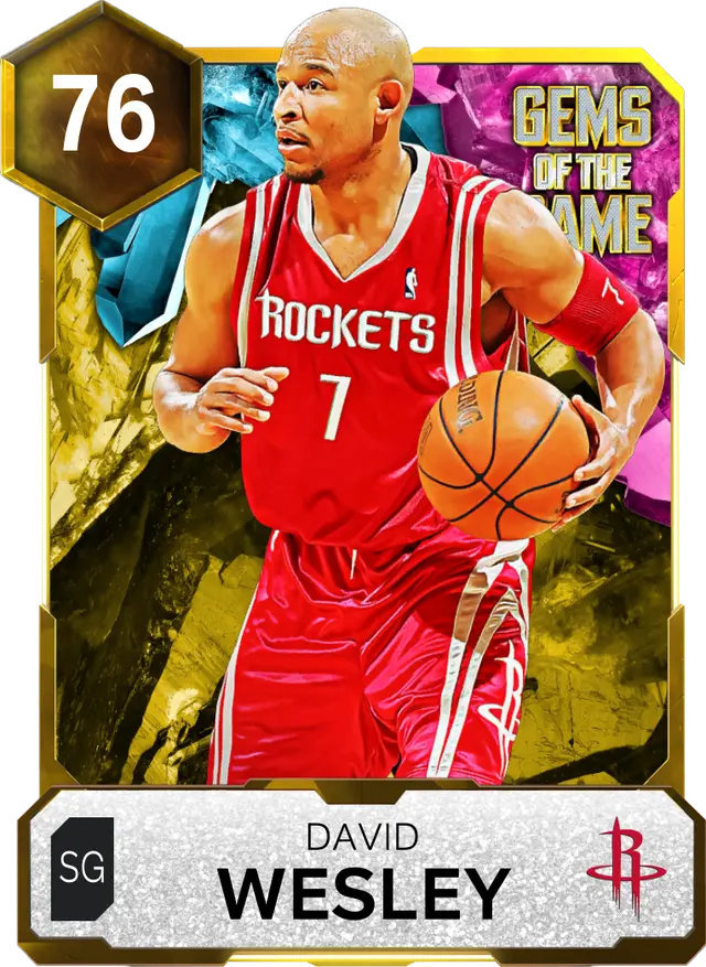 76 David Wesley | Gold Gems of the Game