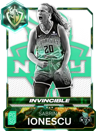 (INVINCIBLE) Sabrina Ionescu (99 OVR)