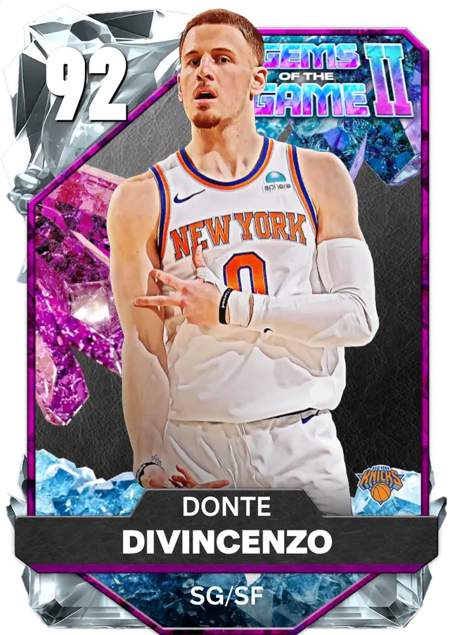 (DIAMOND) Donte DiVincenzo (92 OVR)