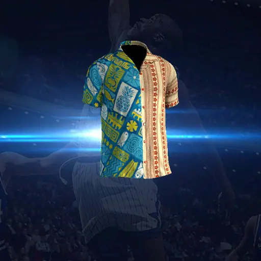 Pineapple & Stripes Hawaiian Shirt