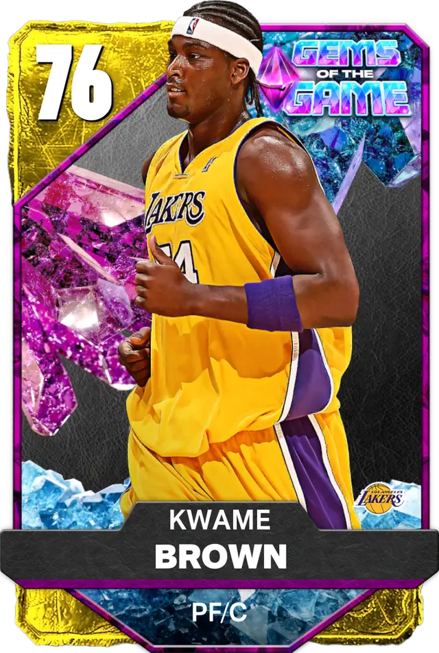 (GOLD) Kwame Brown (76 OVR)