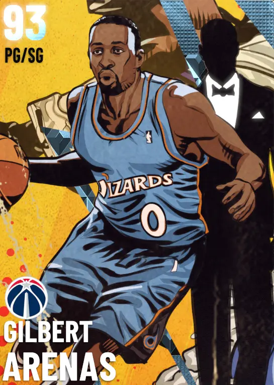 (DIAMOND) Gilbert Arenas (93 OVR)