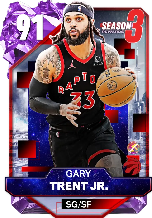 (AMETHYST) Gary Trent Jr. (91 OVR)
