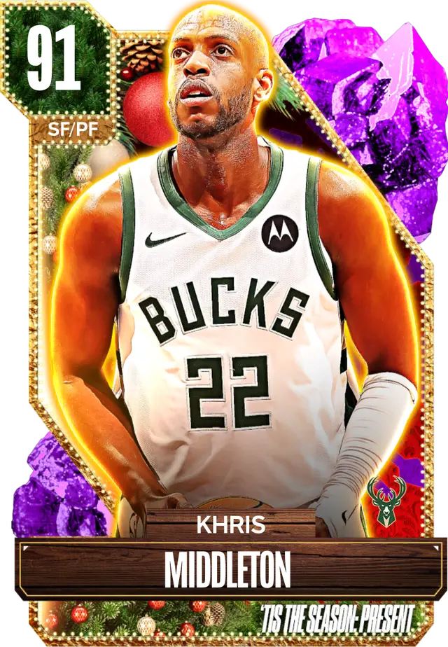 (AMETHYST) Khris Middleton (91 OVR)