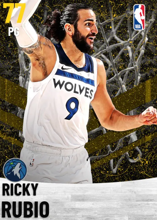 (GOLD) Ricky Rubio (77 OVR)