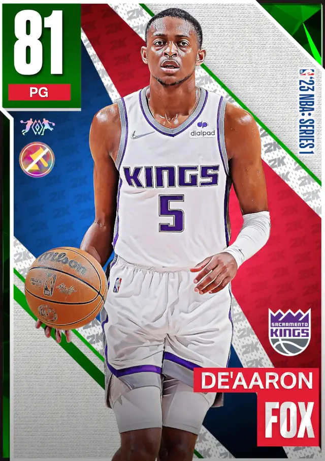(EMERALD) De'Aaron Fox (81 OVR)