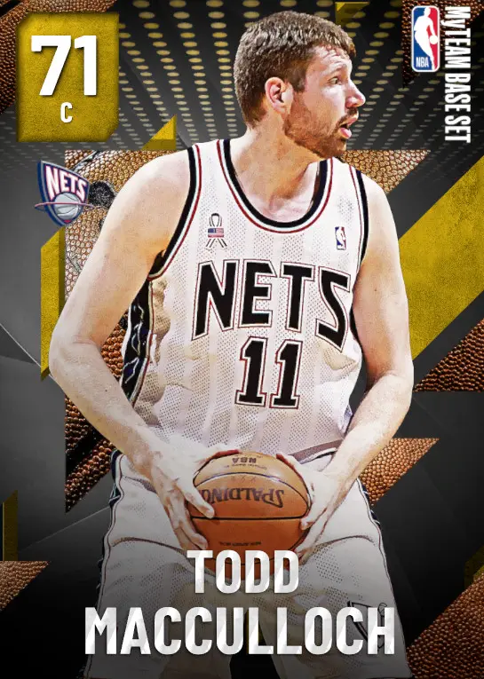 (GOLD) Todd MacCulloch (71 OVR)