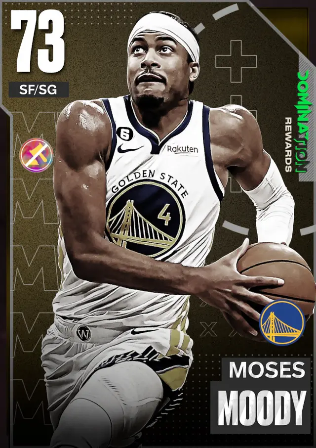(GOLD) Moses Moody (73 OVR)
