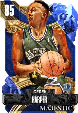 85 Derek Harper | Majestic Harden Collection