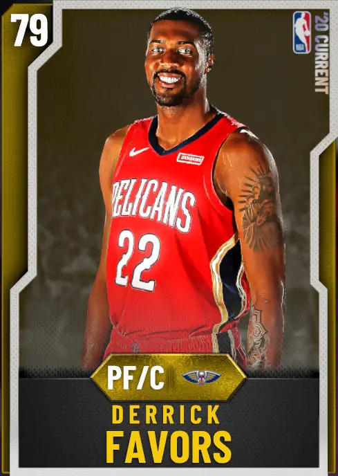 (GOLD) Derrick Favors (79 OVR)
