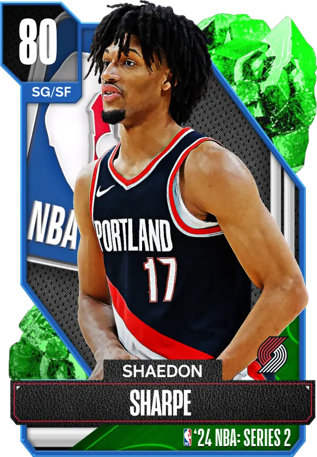 (EMERALD) Shaedon Sharpe (80 OVR)