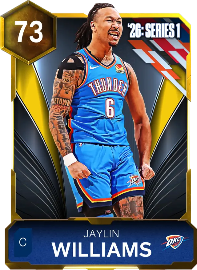 (GOLD) Jaylin Williams (73 OVR)