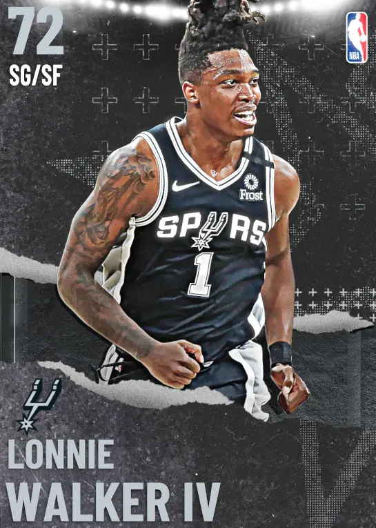 72 Lonnie Walker IV | San Antonio Spurs