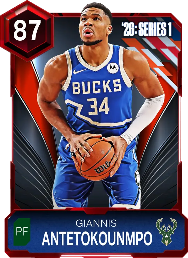(RUBY) Giannis Antetokounmpo (87 OVR)
