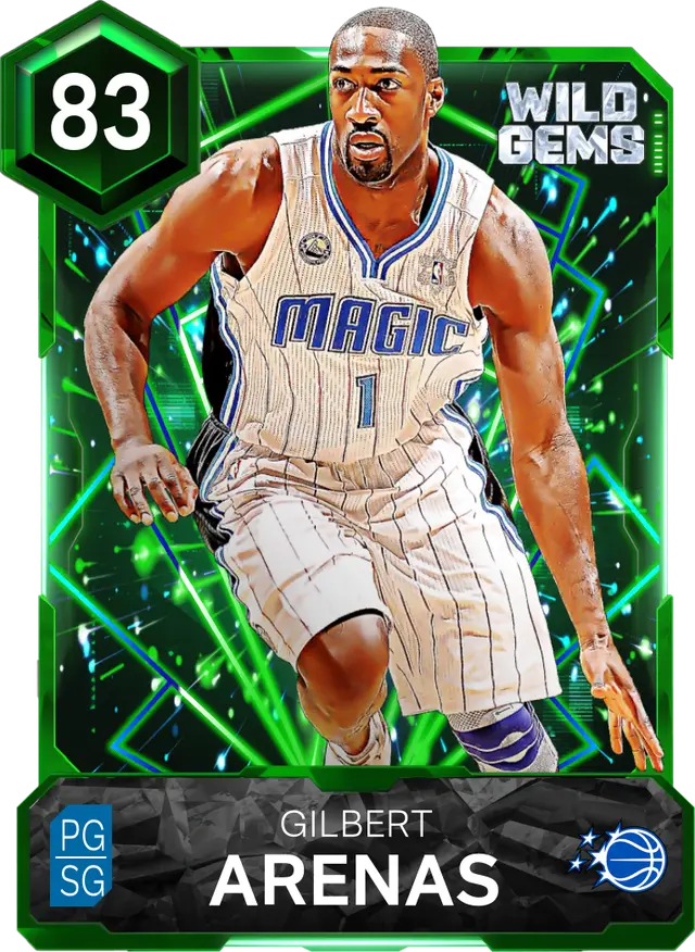 (EMERALD) Gilbert Arenas (83 OVR)