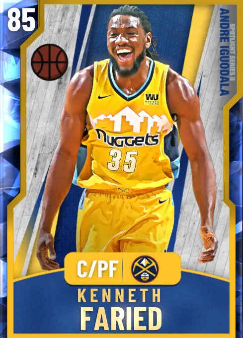(SAPPHIRE) Kenneth Faried (85 OVR)
