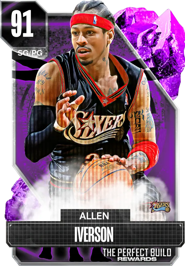 (AMETHYST) Allen Iverson (91 OVR)
