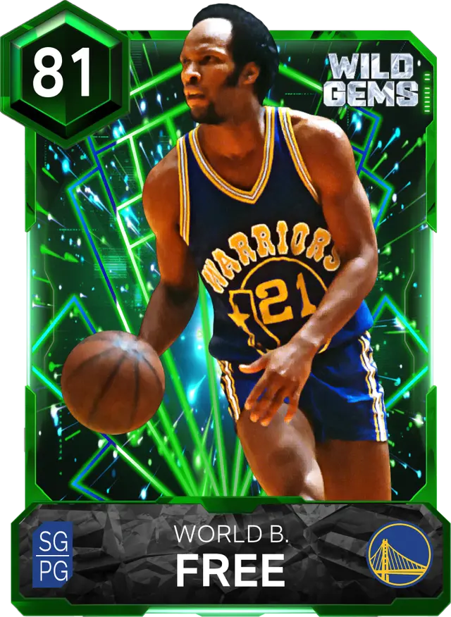 (EMERALD) World B. Free (81 OVR)