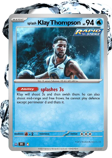 klay thompson pokemon