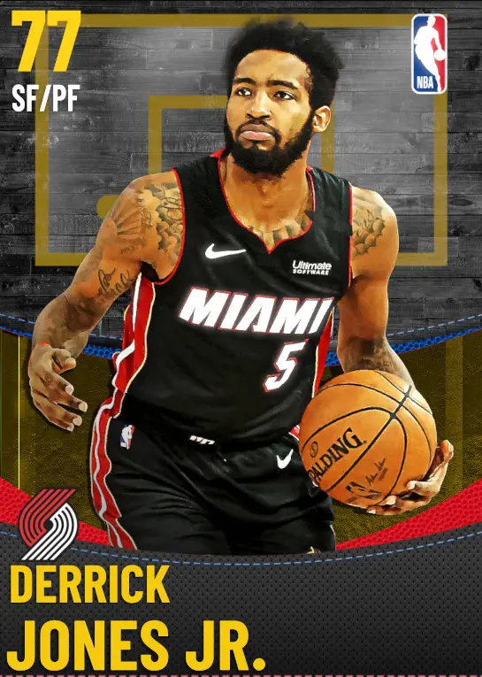 (GOLD) Derrick Jones Jr. (77 OVR)