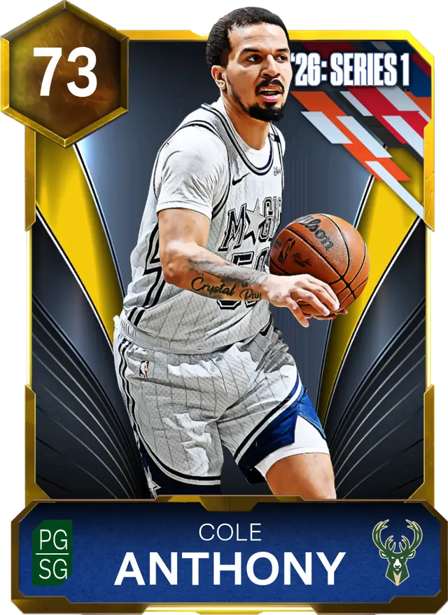 (GOLD) Cole Anthony (73 OVR)